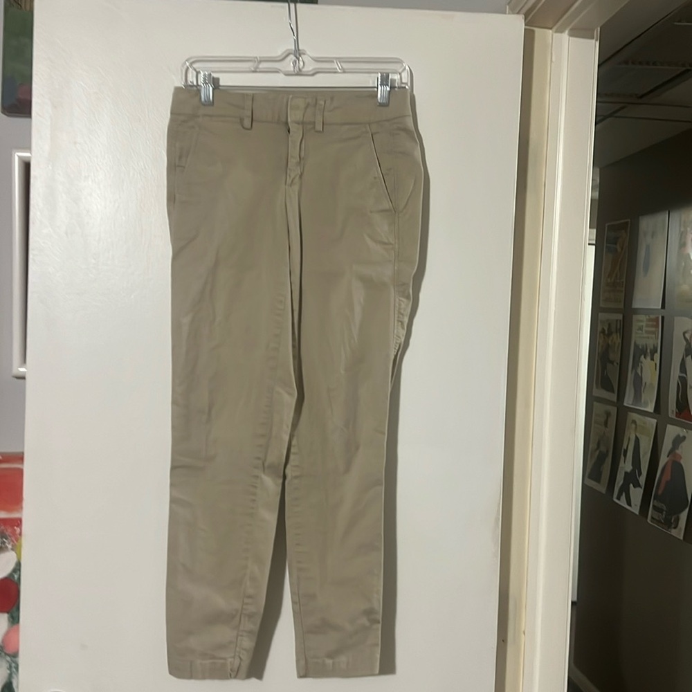 Vince flat front khakis